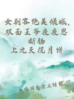 女刺客絕美傾城,雙面王爺夜夜思斷腸